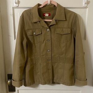 UNIONBAY Women's Utility Jacket in Tan